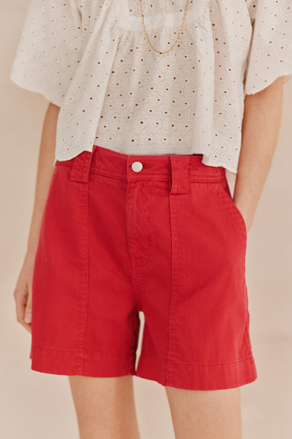 Hoss Intropia Pai.Flowy Bermuda shorts Pink