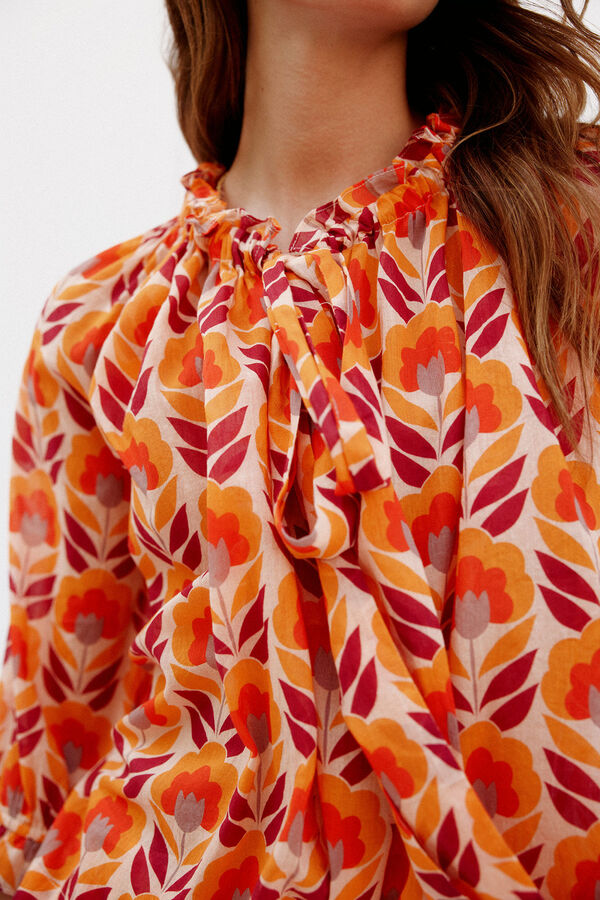 Hoss Intropia Candela. Blusa com laçada Multicolorido