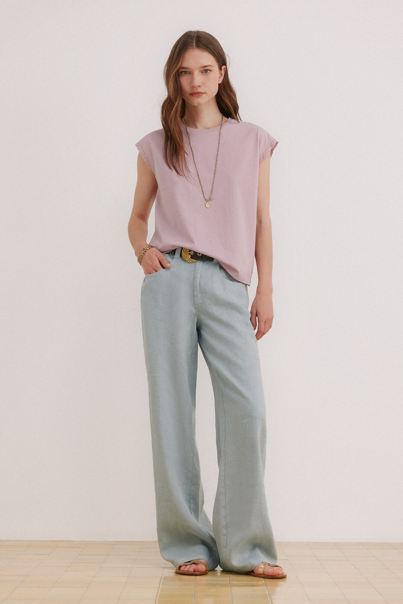 Hoss Intropia Momo. Camiseta lavada