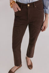 Hoss Intropia Bela. Vaqueros corte bootcut Marron oscuro