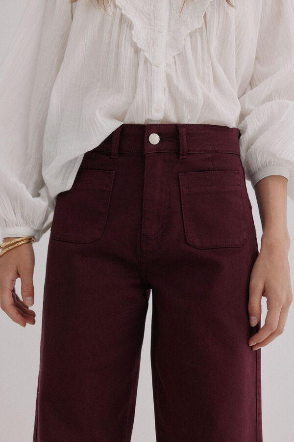 Hoss Intropia Bonnie. Calça jeans de perna larga Granada