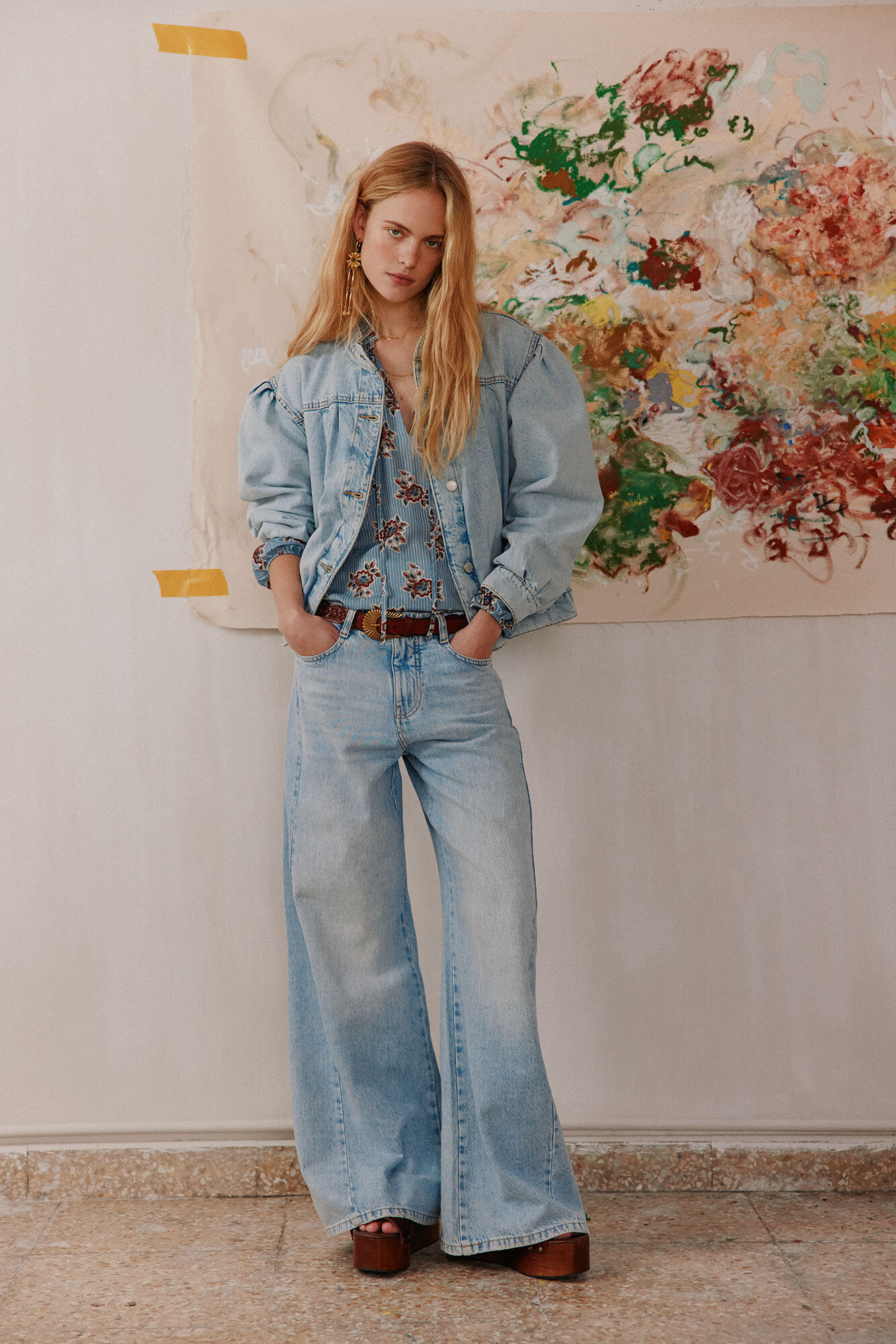 Cortefiel Palmira. Jeans anchos