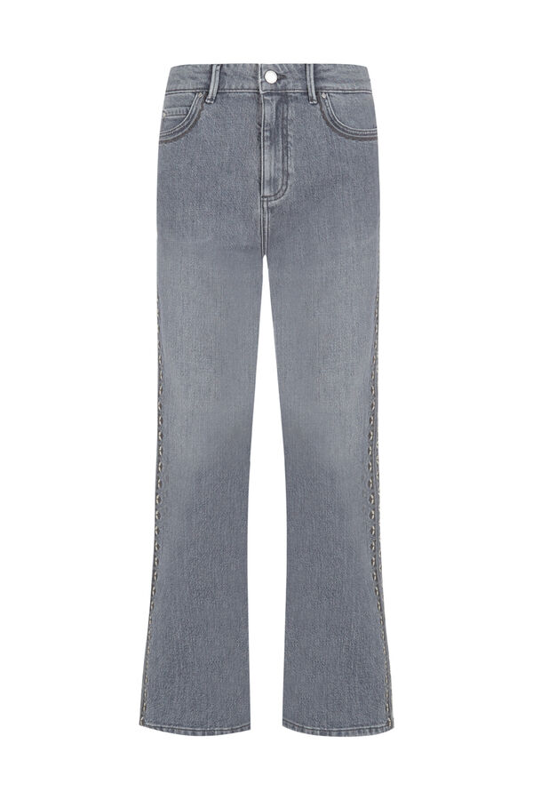 Hoss Intropia Ondina. Jeans con corte de bota Gris