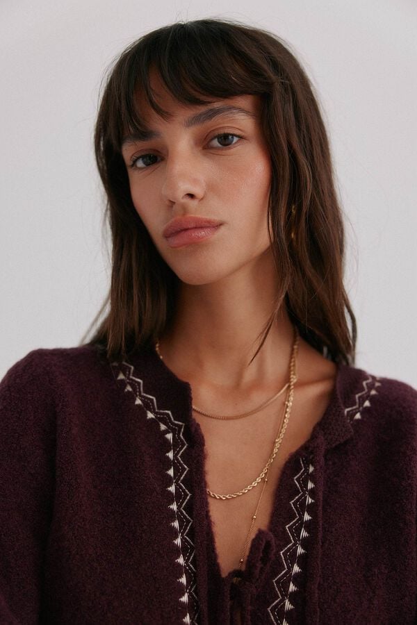 Hoss Intropia Nala. Casaco bordado Granada