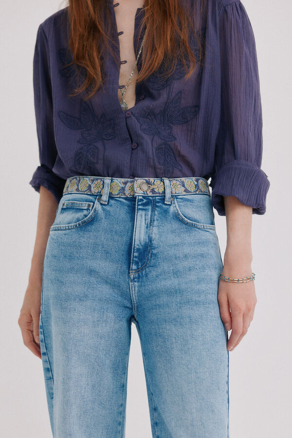 Hoss Intropia Briar. Jeans bordados Azul