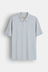 OOTO Single jersey polo shirt Blue