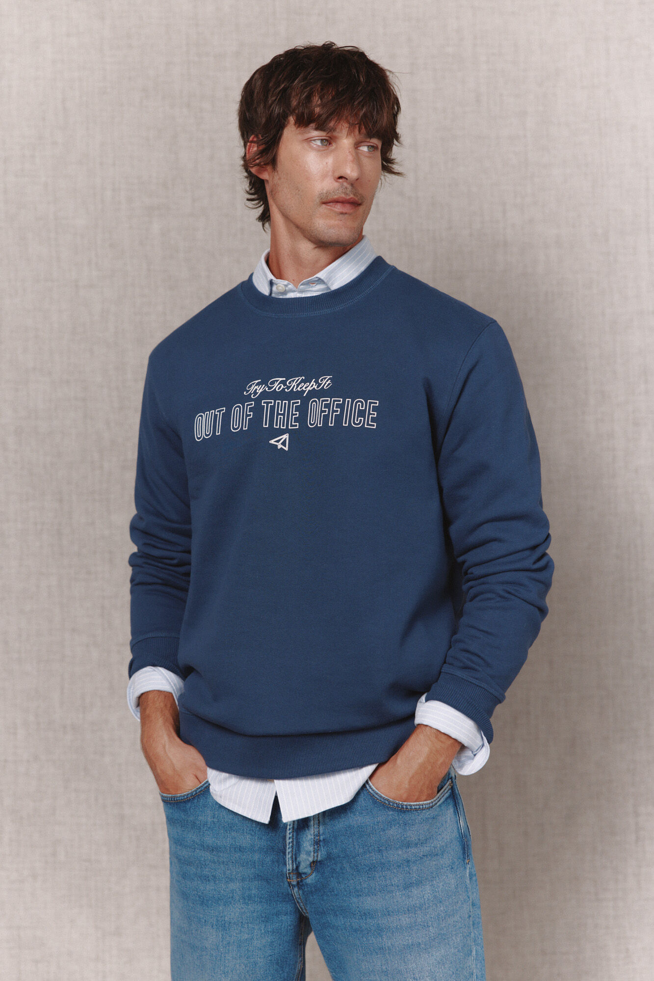 OOTO Sweatshirt gola caixa