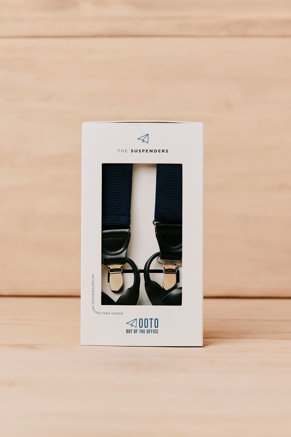 OOTO Plain elastic strap Navy