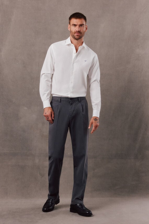 Pantalón traje coordinado twill