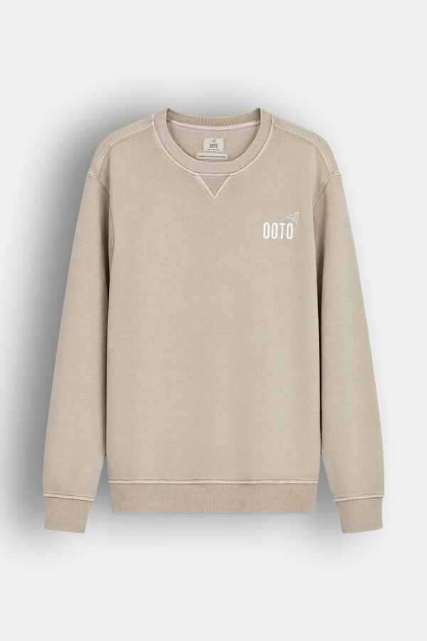 OOTO Basic sweatshirt Beige