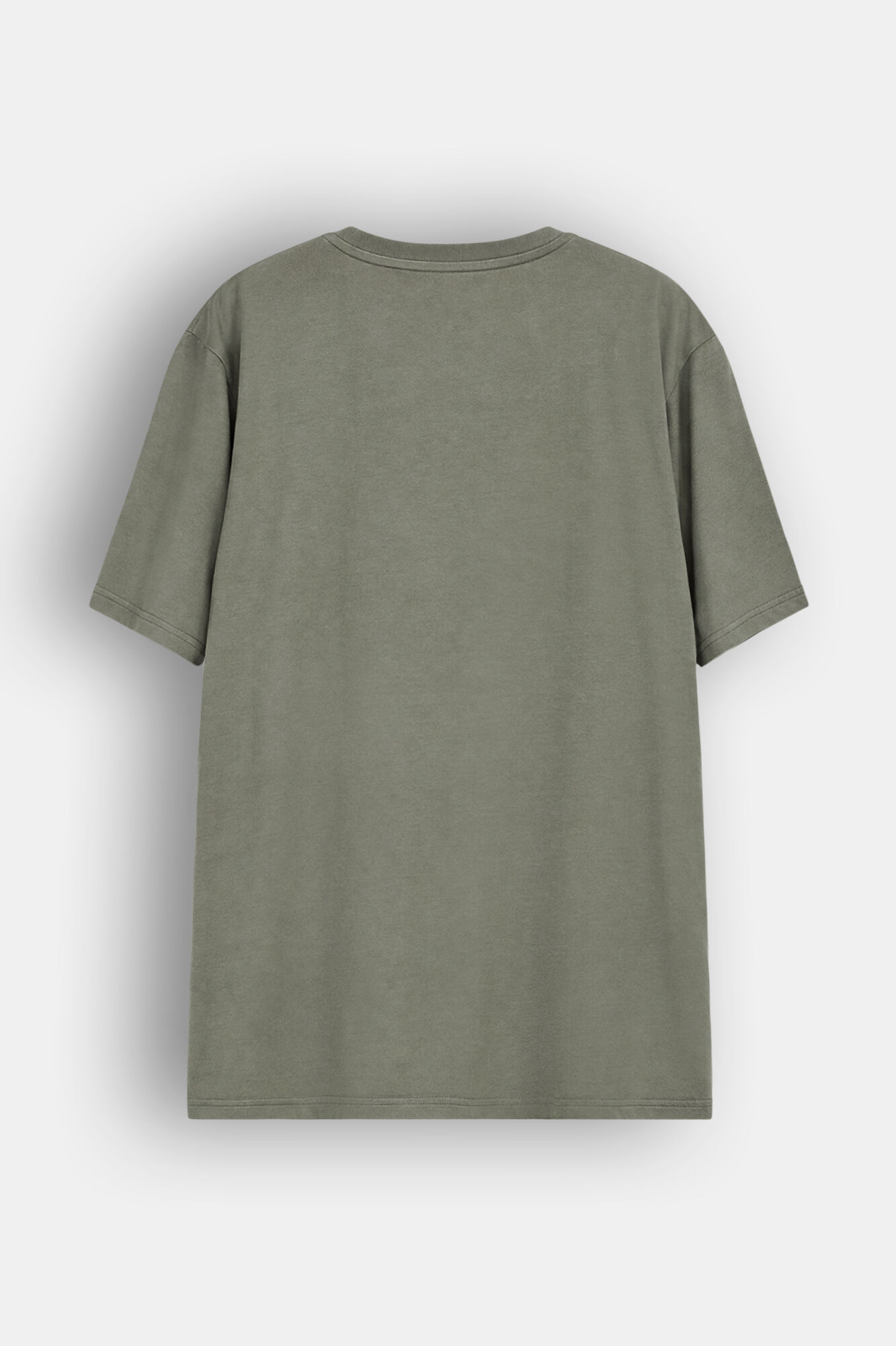 OOTO Camiseta b&aacute;sica lavada con estampado