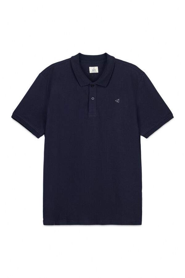OOTO Polo em piqu&eacute; Azul