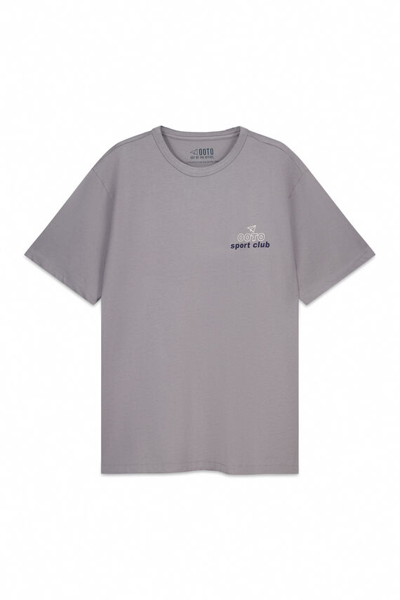 Camiseta gráfica lavada