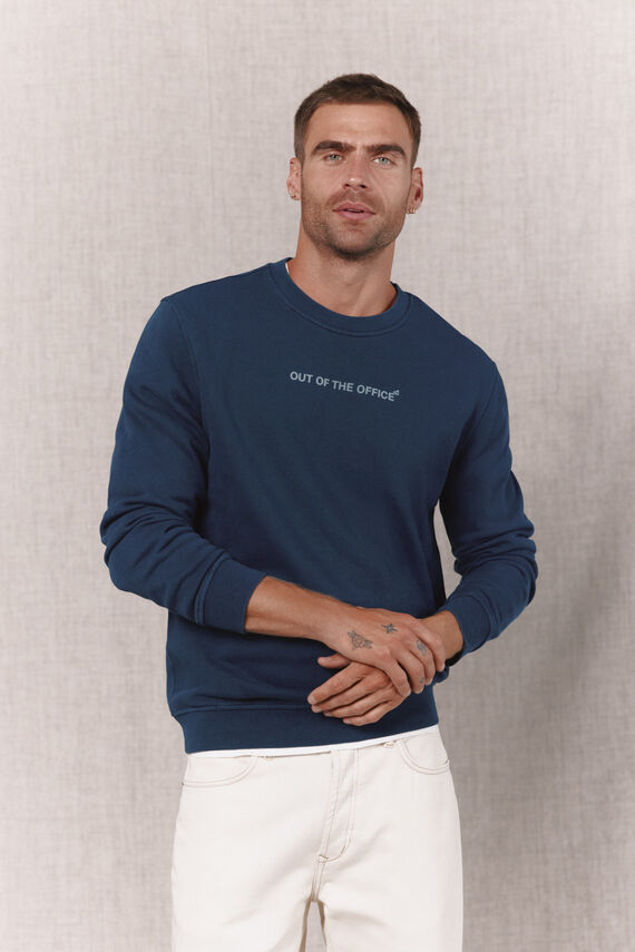 Sudadera lavada logo