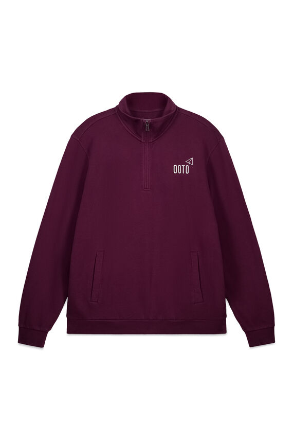Sudadera cuello cremallera