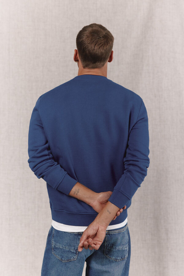 OOTO Sudadera logo bordado Azul
