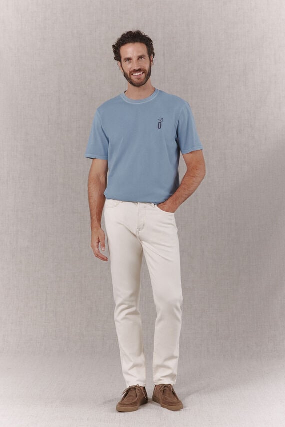 Pantalón vaquero 5 bolsillos slim fit