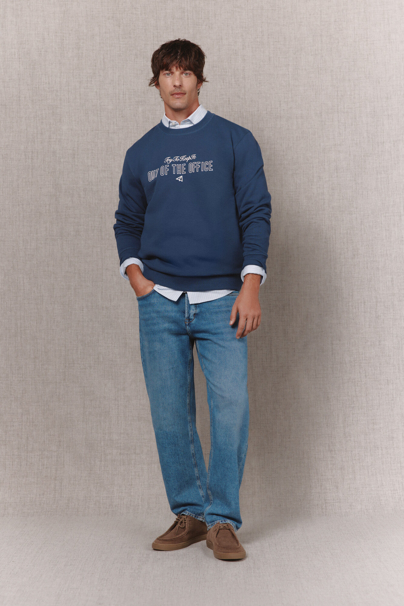 OOTO Sweatshirt gola caixa