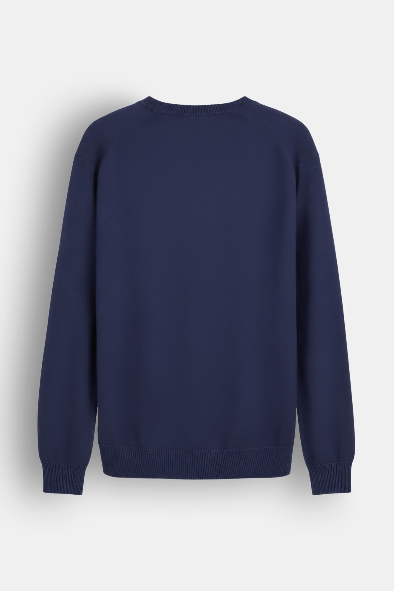 OOTO Camisola de algod&atilde;o b&aacute;sica com decote em bico
