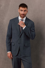 OOTO Blazer de fato em sarja cinzento Cinzento