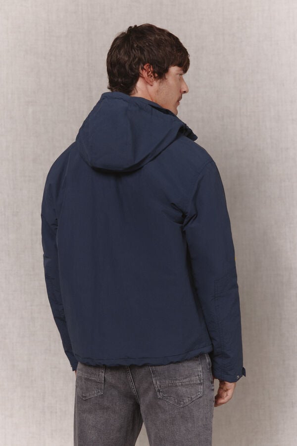 OOTO Casaco t&eacute;cnico com bolsos Azul