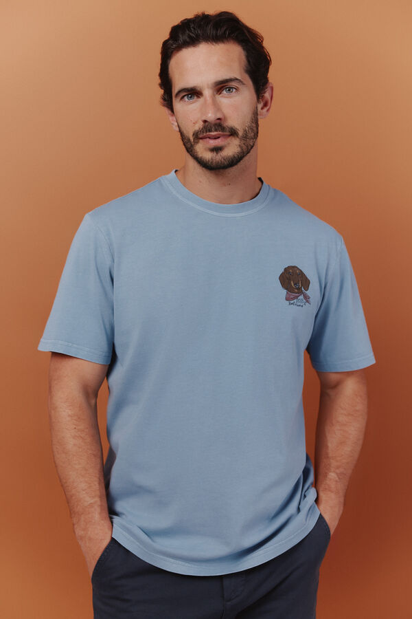 OOTO T-shirt gr&aacute;fica Azul