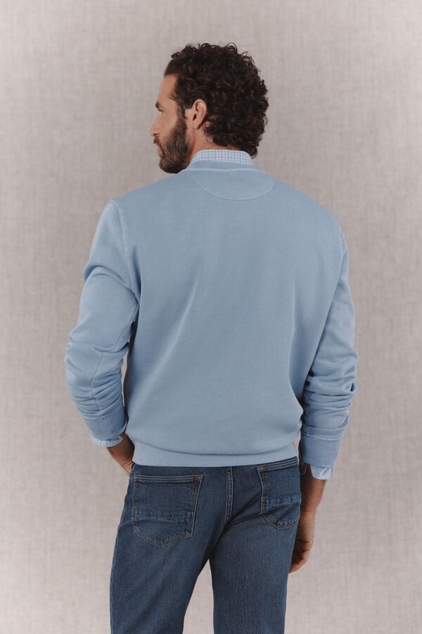 OOTO Sweatshirt b&aacute;sica Azul