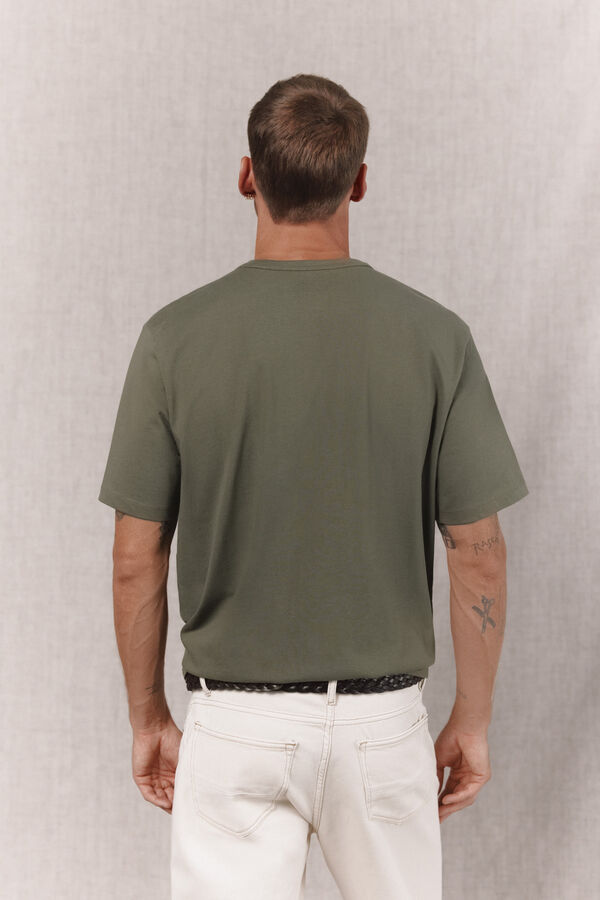 OOTO T-shirt gr&aacute;fica lavada Verde