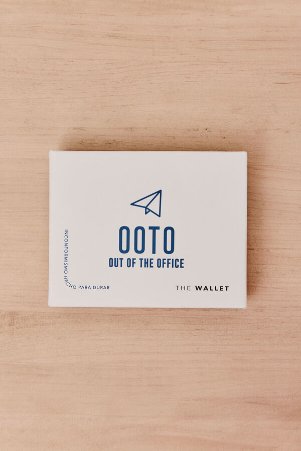 OOTO Leather card holder Maroon