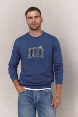 OOTO Sudadera logo bordado Azul