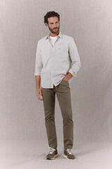 OOTO Cal&ccedil;as jeans 5 bolsos slim fit Verde