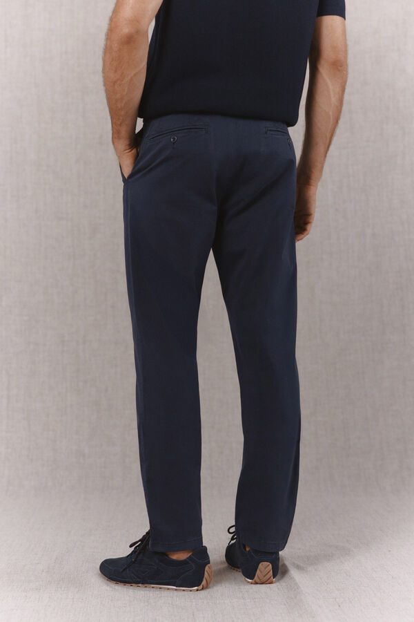 OOTO Basic slim chinos Navy