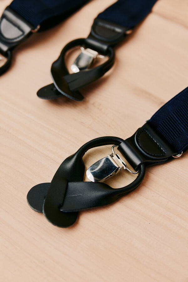 OOTO Plain elastic strap Navy