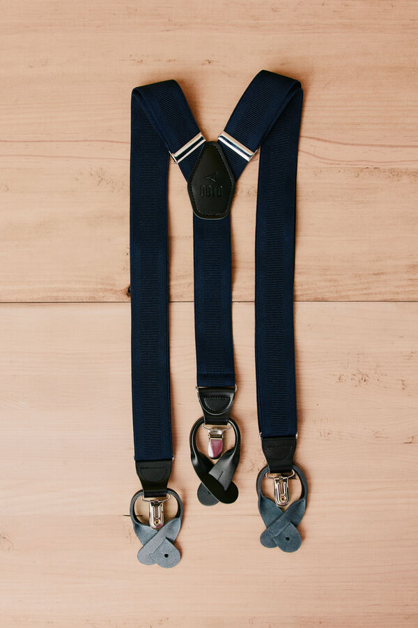 OOTO Plain elastic strap Navy