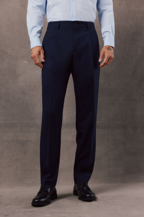 Pantalón traje panama navy
