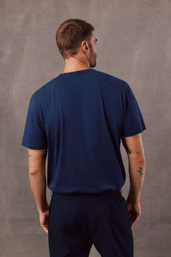 OOTO T-shirt leve Azul