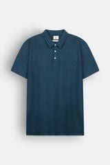 OOTO Polo em single jersey Azul