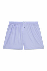 OOTO Boxer em tecido liso Azul