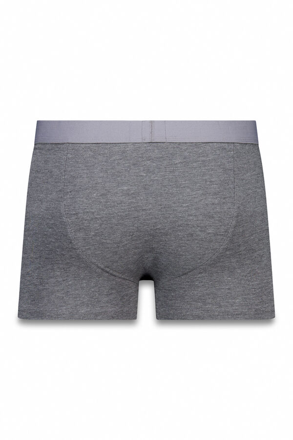 OOTO Boxer em malha lisa Cinzento