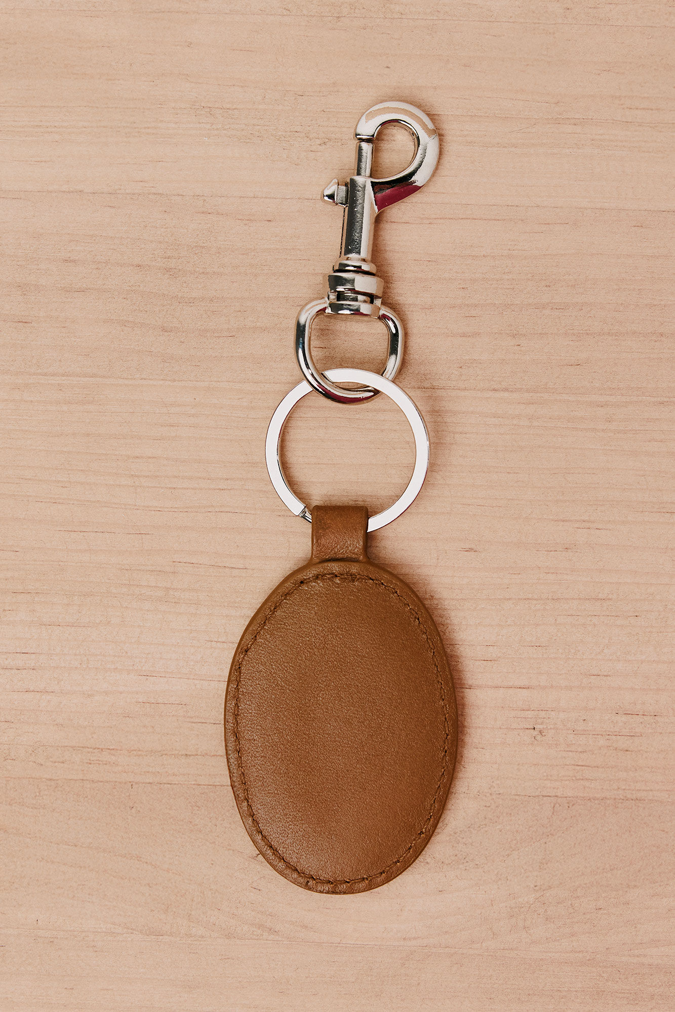 OOTO Leather logo key ring