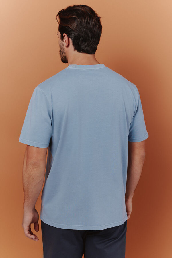OOTO T-shirt gr&aacute;fica Azul
