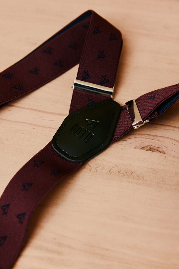 OOTO Logo elastic strap Maroon