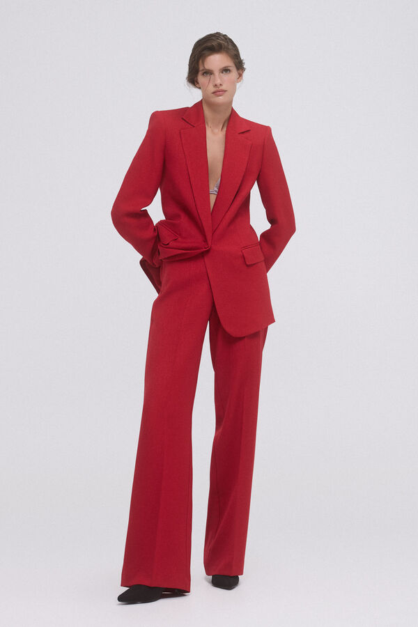 Pedro del Hierro Pantalón traje Rojo