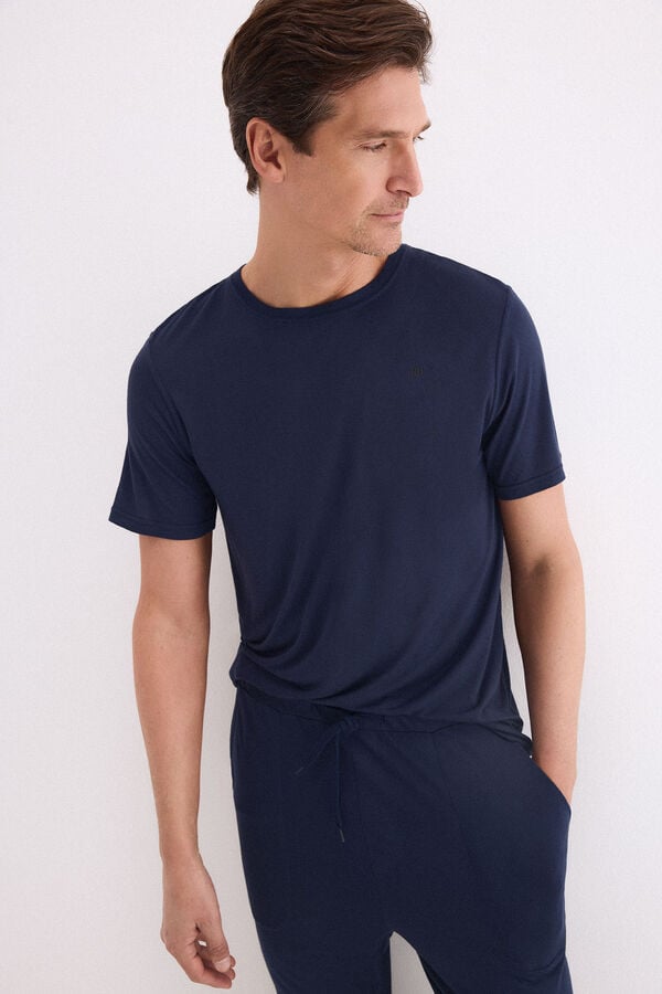 Pedro del Hierro Jersey-knit pyjamas set Blue