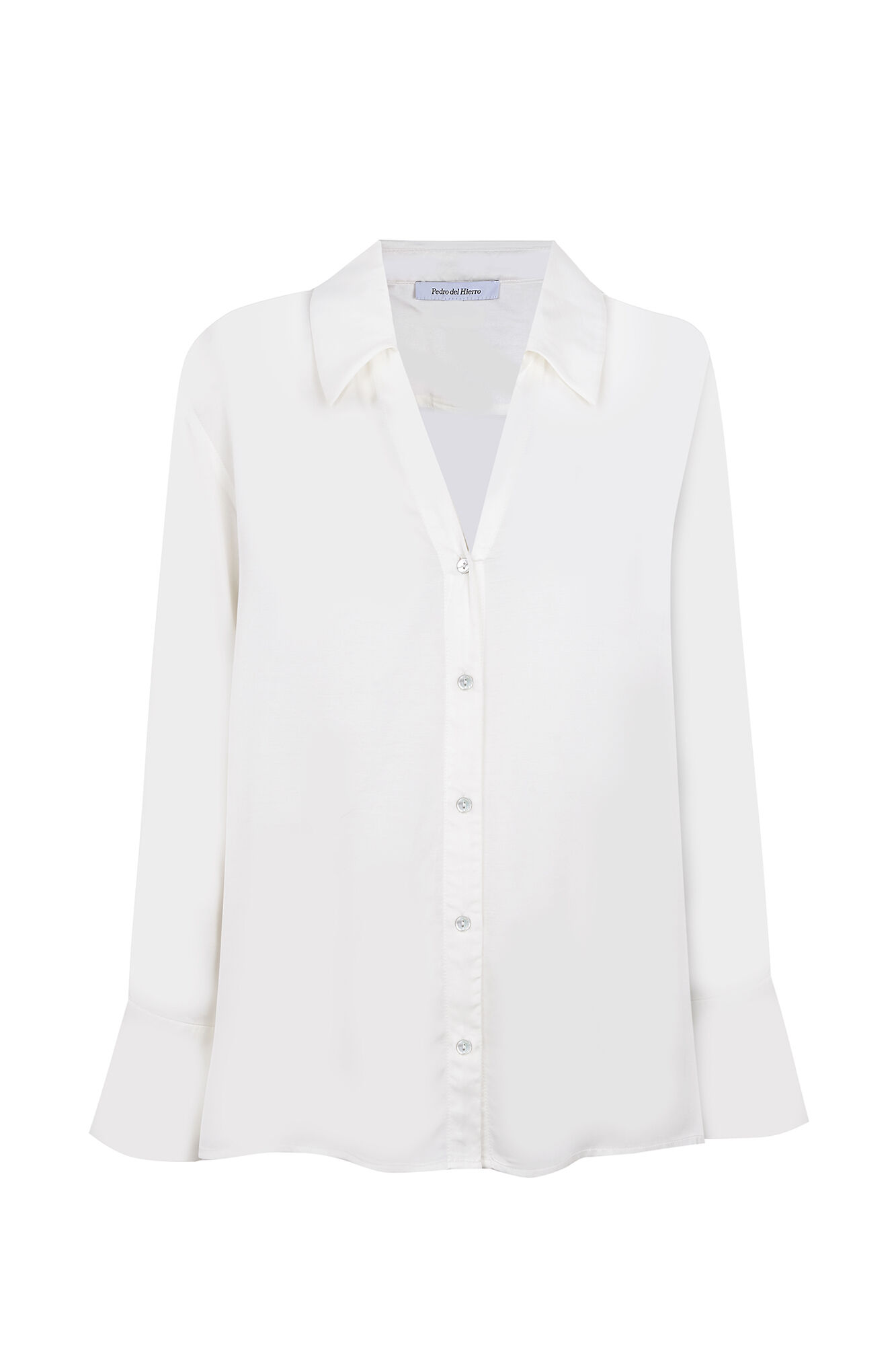 Pedro del Hierro Satin-finish basic shirt
