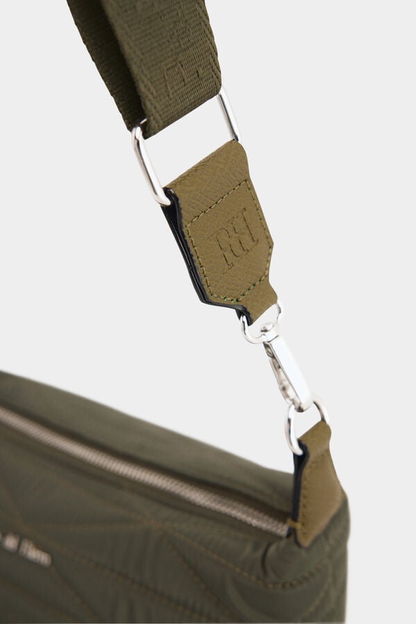 Pedro del Hierro Bandolera acolchada nylon Verde