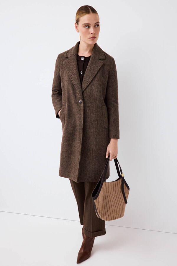 Pedro del Hierro Tailored coat Grey