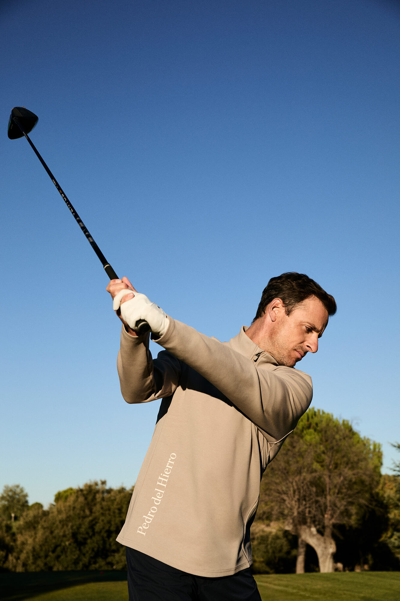 Pedro del Hierro Golf zip-up zip fastening