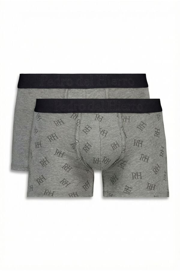Pedro del Hierro 2-pack jersey-knit boxers Grey