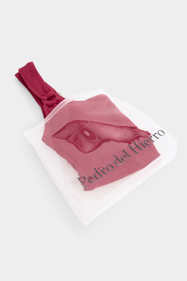 Pedro del Hierro Textured fabric swimwear Pink